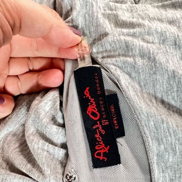 Alice + Olivia Gray Maxi Dress - Picture 7 of 9